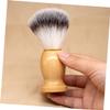 FRCOLOR 4pcs Men's Shaving Brush Barber Brush Shave Accessory Wood Handle Soft Bristles view 3