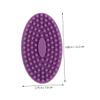 Angoily 3pcs Silicone Bath Brushes for Soft Double-Sided Exfoliating Body Scrubber Safe and Comfortable Shower Tool for Cleaning view 3