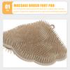 Angoily Wall-Mounted Back Scrubber for Shower Hands-Free Exfoliating Body and Foot Scrubber with Non-Slip Suction Cups TPE Material 11.8X10 Inches view 4