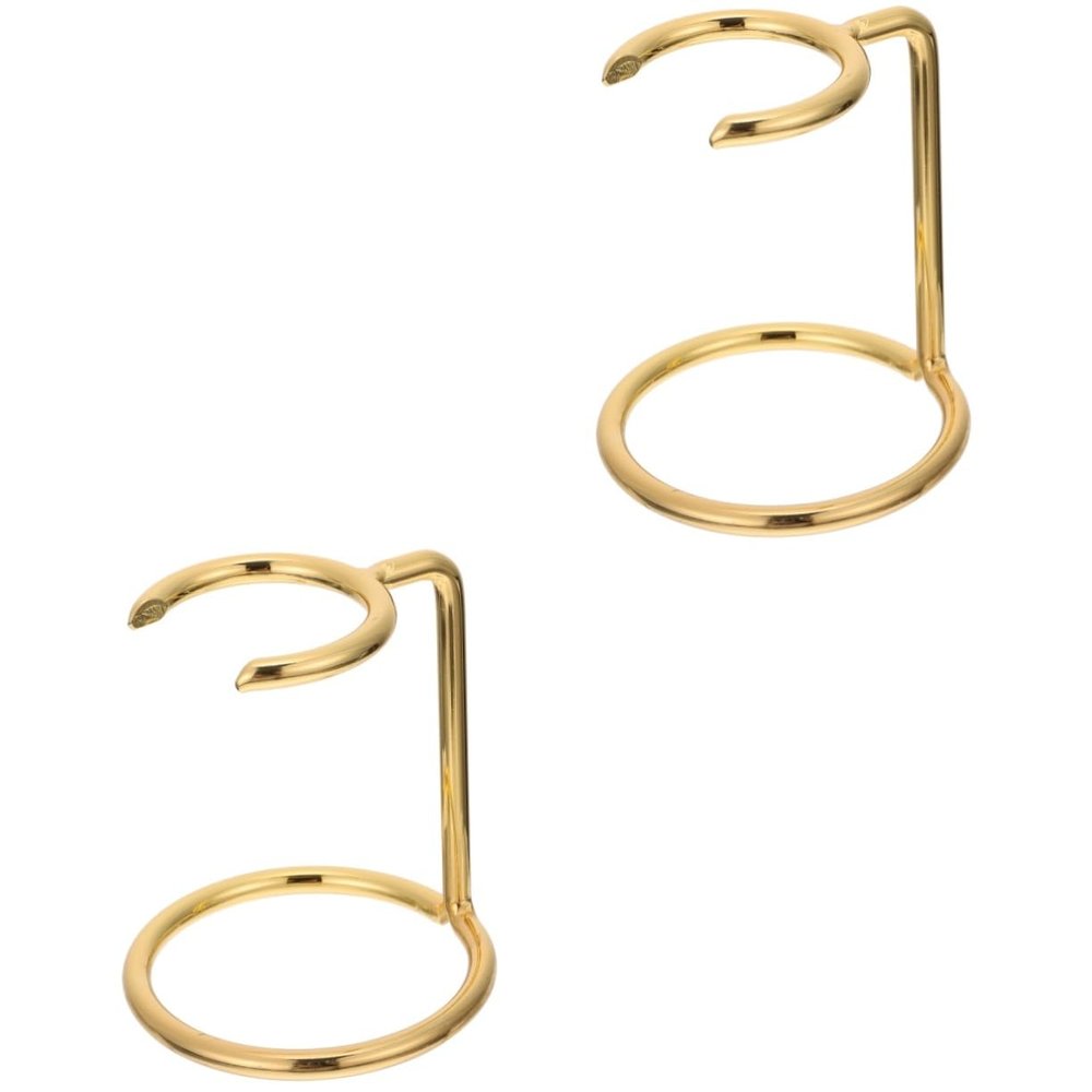 Angoily 2pcs Shaving Brush Stand Metal Holder for Storage Bathroom Organizer for Efficient Air Drying and Daily Use