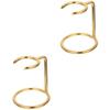 Angoily 2pcs Shaving Brush Stand Metal Holder for Storage Bathroom Organizer for Efficient Air Drying and Daily Use view 1