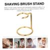 Angoily 2pcs Shaving Brush Stand Metal Holder for Storage Bathroom Organizer for Efficient Air Drying and Daily Use view 3