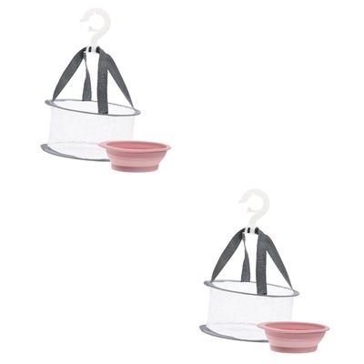 Mipcase 2sets Makeup Brush Cleaner Silicone Drying Basket for Brush Care and Easy Drying for Makeup Enthusiasts