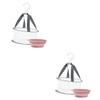 Mipcase 2sets Makeup Brush Cleaner Silicone Drying Basket for Brush Care and Easy Drying for Makeup Enthusiasts view 1