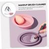 Mipcase 2sets Makeup Brush Cleaner Silicone Drying Basket for Brush Care and Easy Drying for Makeup Enthusiasts view 3