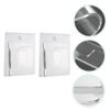 Angoily 6pcs Nail Art Palette Makeup Mixing Plate Spatulas Acrylic Handheld Palette for Foundation view 2