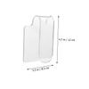 Angoily 6pcs Nail Art Palette Makeup Mixing Plate Spatulas Acrylic Handheld Palette for Foundation view 3