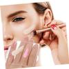 Angoily 6pcs Nail Art Palette Makeup Mixing Plate Spatulas Acrylic Handheld Palette for Foundation view 4
