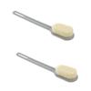 Angoily 2pcs Handle Bath Brush Soft Back Scrubber for Deep Cleansing Massage for Convenient Bathing and Exfoliating Dull Skin view 1