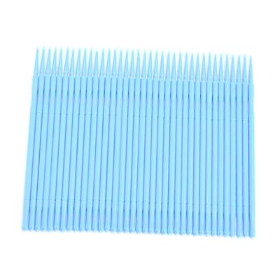 FRCOLOR 100pcs Swabs Applicator Brush Disposable Eyelash Extension Removal Tools Non-linting Clean Great for Nail Art Blue
