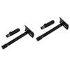 Angoily 2pcs Manual Beard Shaver Comfortable Handle Safety Razor Double Edge Blade Facial Razor view 1