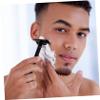 Angoily 2pcs Manual Beard Shaver Comfortable Handle Safety Razor Double Edge Blade Facial Razor view 3