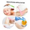Angoily 3pcs Silicone Wax Sticks Applicator for Hair Removal Non- to Use Premium Silicone Design for Body Waxing for Salon Home Use view 4
