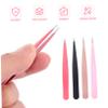 Angoily 4pcs Stainless Steel Pointed Eyebrow Tweezers Cosmetic Tool for Precision Plucking for Eyebrow Shaping and Hair Removal view 4