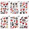 12 Sheets Born To Rock Rock N Roll Temporary Tattoos, Music Band Born To Rock Birthday Party Supplies Decorations Rockstar Guitar Music Party Favors Fake Tattoos Stickers Goodie Bag Fillers view 3
