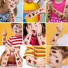 12 Sheets Born To Rock Rock N Roll Temporary Tattoos, Music Band Born To Rock Birthday Party Supplies Decorations Rockstar Guitar Music Party Favors Fake Tattoos Stickers Goodie Bag Fillers view 4