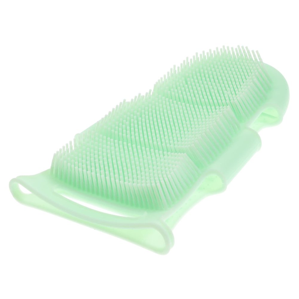 Angoily 3pcs Silicone Massage Scrubber for Boys and Girls Multipurpose Bathing Brush for Deep Cleaning and Skin Massage Easy to Clean Soap and Shower Gels Boys and Girls Bath Tool
