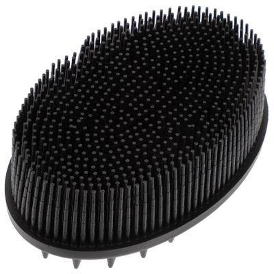 Angoily 2pcs Silicone Shower Brush Dual-Sided Bath Massage Tool for Soft Bristles for and Comfort for Home Travel Use