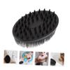 Angoily 2pcs Silicone Shower Brush Dual-Sided Bath Massage Tool for Soft Bristles for and Comfort for Home Travel Use view 3