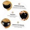 Angoily 3pcs Salon Shampoo Neck Rest Cushion Hair Washing Pillow for Salon Use Comfortable Neck Support and Easy to Install Design for Shampoo Basin Black view 4