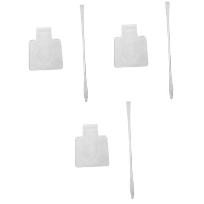 Angoily 6pcs Acrylic and Spatula for Blending Foundation and Cosmetics Lightweight Transparent Design for Travel and Easy Mixing Essential Makeup Tool for Professionals and Enthusiasts