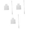 Angoily 6pcs Acrylic and Spatula for Blending Foundation and Cosmetics Lightweight Transparent Design for Travel and Easy Mixing Essential Makeup Tool for Professionals and Enthusiasts view 1