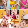 12 Sheets Roller Skate Temporary Tattoos, 80s 90s Roller Skating Birthday Party Supplies Decorations Roller Skating Party Favors Goodie Bag Fillers Party Game Gifts School Classroom Rewards view 4