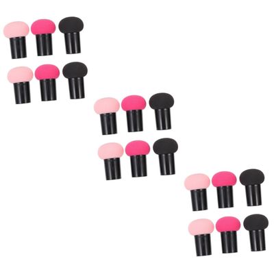 Mipcase 18pcs Mushroom Facial Foundation Sponges Makeup Blender Powder Puff Gentle Beauty Tools for Makeup Body Powder for Occasions