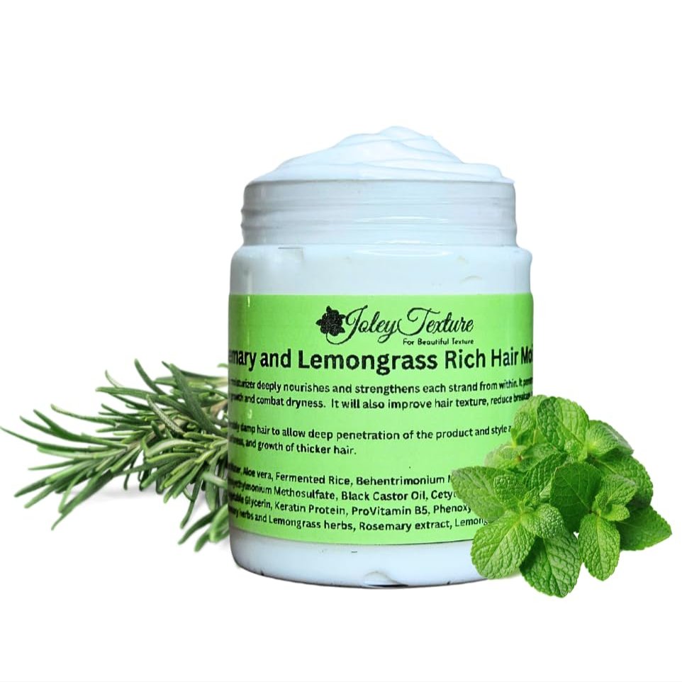 Rosemary & Lemongrass Shampoo Promotes Shiny Hair and Healthy Scalp (Rosemary and Lemongrass Hair Moisturizer)