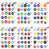 12 Sheets Dog Paw Temporary Tattoos, Paw Print Birthday Party Supplies Decorations Cute Face Body Art Fake Tattoo Stickers Paw Print Party Favors Goodie Bag Fillers School Classroom Reward Gifts view 3
