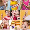 12 Sheets Dog Paw Temporary Tattoos, Paw Print Birthday Party Supplies Decorations Cute Face Body Art Fake Tattoo Stickers Paw Print Party Favors Goodie Bag Fillers School Classroom Reward Gifts view 4