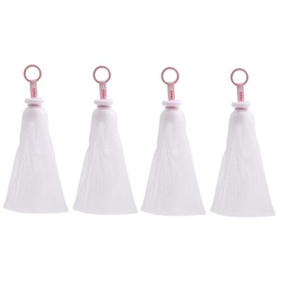 Angoily 2sets Natural Skin Care Bubble Net Soap Foaming Bag Cleansing Foaming Maker Nets for Handmade Soaps 2pcs*2