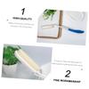 Angoily 3pcs Handle Bath Brush Soft Bristles for Back Scrubbing and Massaging Shower Tool for Easy Bathing Floating Design view 2