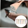 Healeved 18pcs Eye Massage Spatula Makeup Scoop for Creams and Lotions Portable and Lightweight Skincare Tool Easy to Clean and Store Random Colors view 2