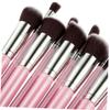 Housoutil 10pcs Makeup Brush Set for Daily Use Synthetic Hair Tools for Foundation Eyeshadow Blending Essential Cosmetic Collection for Professionals and Users view 2