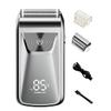 EKHOU Men's Shaver, Electric Razor Electric Shaver Rechargeable Shaving Machine for Men Shaver Beard Razor Wet-Dry Use Beard Trimmer (Color : Silver) view 1