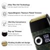 EKHOU Men's Shaver, Professional Shaver Hair Cleaning Shave Shaper Foil Electric Shaver Head Shaving Machine Rotary Motor Electric Razor for Men (Color : Black) view 4
