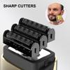 EKHOU Men's Shaver, 3-Blade System Rechargeable Electric Shaver for Men Powerful Hair Beard Electric Razor Wet Dry Head Bald Shaving Machine view 4