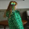 SUPCLIPS Mardi Gras Hair Bow Clips Long Tail Boutique Cheer Bow Hairpins Circus Carnival Hair Accessories for Kids Girls Women view 3