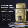 EKHOU Men's Shaver, All Metal Digital Display Men's Electric Shaver Full Body Washing Household Electric Razor Hair Salon Bald Hair Clipper view 2