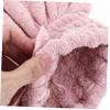 Housoutil 2pcs Microfiber Hair Drying Cap Fast Absorbent Coral Fleece Shower Caps White for Quick Drying and Comfort After Bathing for Daily Use and Travel view 4