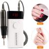 CARUTU Rechargeable 30000RPM Nail File, Electric Nail Drill, Portable File Machine with LED Power Display & Handle Lighting Assist, for Salon Use or Home DIY (Color : Black) view 4