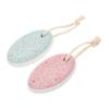 Housoutil 2pcs Pumice Stone Foot Callus Remover for Smooth Skin Natural Volcanic Stone Foot Scrubber Trimmer Blue Pink view 1
