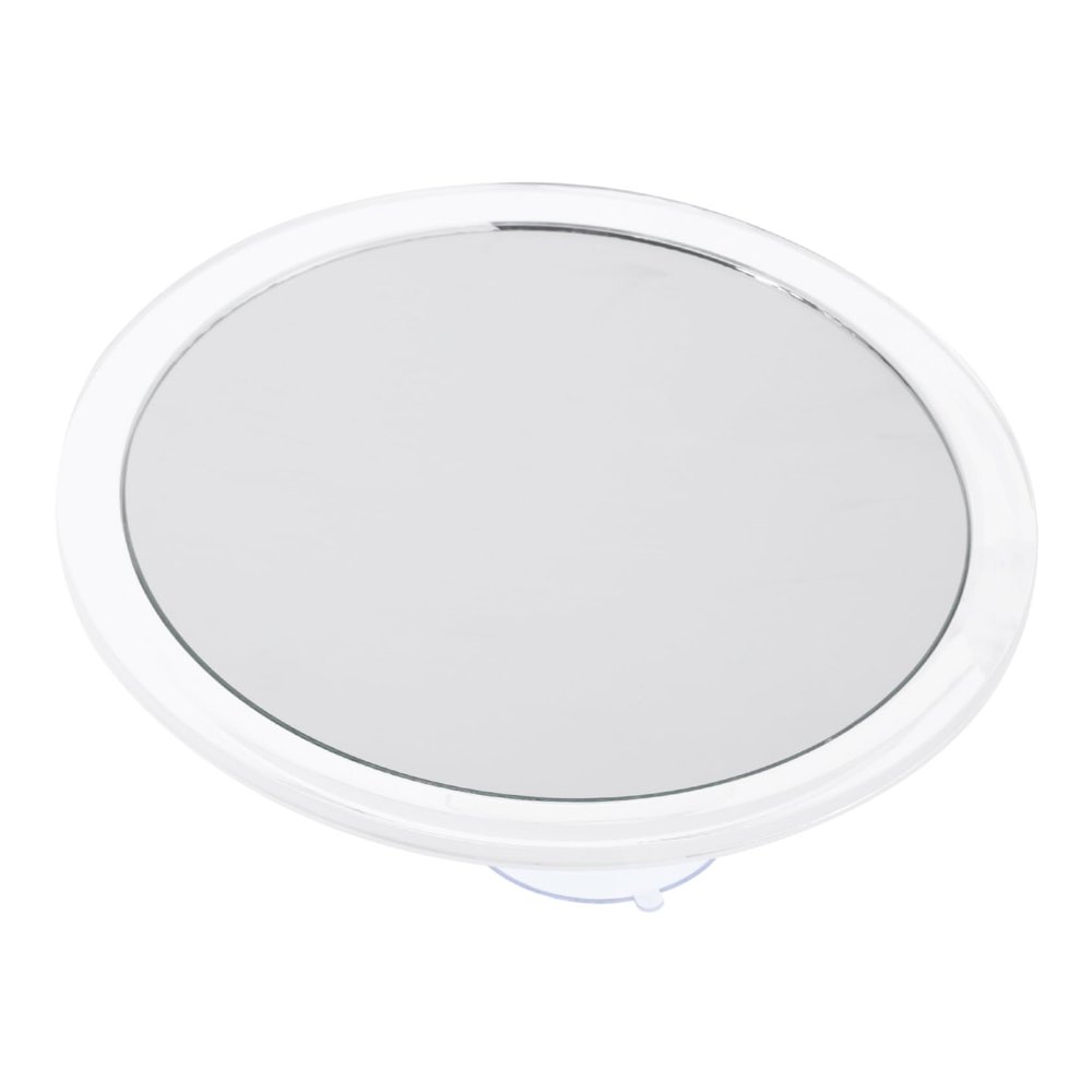 Housoutil 1pc Cup Makeup Mirror for Women Routine High Definition Easy to Install White for Bathroom Travel