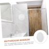Housoutil 1pc Cup Makeup Mirror for Women Routine High Definition Easy to Install White for Bathroom Travel view 2