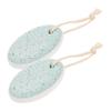 Housoutil 2pcs Pumice Stone Natural Foot Grinder for Dead Skin Removal Callus Scrubber Reusable Foot Care Tool and Smooth Skin view 1