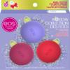eos Holiday Lip Balm Sphere Gift Set, Sugar Plum Spritz, Candy Apple, Candy Cane Swirl, Limited Edition Lip Care, Natural Shea Butter, 0.25 oz, 3-pack view 1