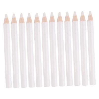 WOFASHPURET 24pcs Nail Point Drill Pencil Nail Gems Picker Nail Drawing Tools Sticky Dotting Pen Nail Tools Beadable Pens Kit Manicure Dotting Pen Nails Gems Sticky Nails White Wood Dot, 9x0.7x0.7cm