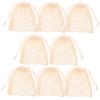BUTIFULSIC 8pcs Bar Soap Saver Bag Cotton Mesh Soap Net Pouches for Face Wash Makeup Removal Random Color view 1