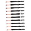 WOFASHPURET 10pcs Dual Tip Eyebrow Brushes with Cover Portable Eye Makeup Tools for Girls Soft Bristles for Eyelash Application and Brow Grooming High-grade Material for Travel view 1